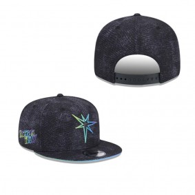 Men's Tampa Bay Rays Black 2024 City Connect 9FIFTY Snapback cap