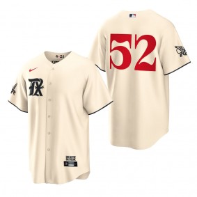 Taylor Hearn Texas Rangers Cream 2023 City Connect Replica Jersey