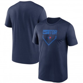 Men's Toronto Blue Jays Navy 2024 City Connect Icon Legend Performance T-Shirt