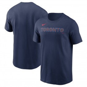 Men's Toronto Blue Jays Navy 2024 City Connect Wordmark T-Shirt