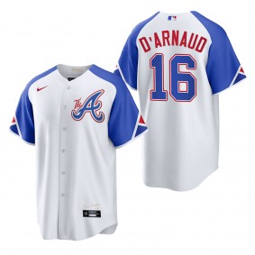 Travis d'Arnaud Atlanta Braves White 2023 City Connect Replica Jersey