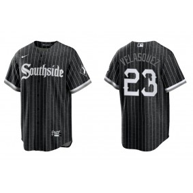 Men's Chicago White Sox Vincent Velasquez Black City Connect Replica Jersey