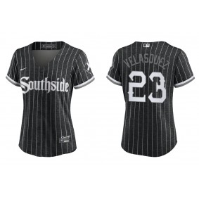 Women's Chicago White Sox Vincent Velasquez Black City Connect Replica Jersey