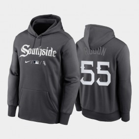 Black Therma 2021 City Connect White Sox #55 Carlos Rodon Hoodie