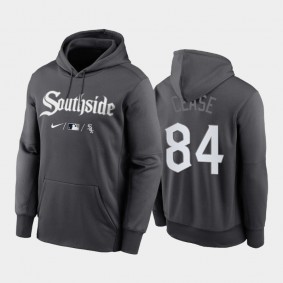 Black Therma 2021 City Connect White Sox #84 Dylan Cease Hoodie