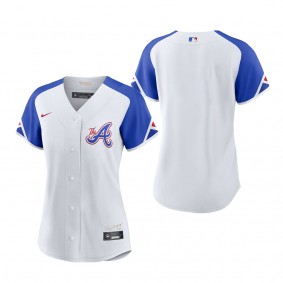 Women's Atlanta Braves White 2023 City Connect Replica Jersey