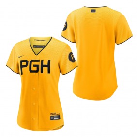 Women's Pittsburgh Pirates Gold 2023 City Connect Replica Jersey