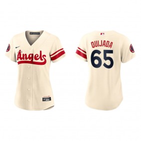 Women's Jose Quijada Los Angeles Angels Cream City Connect Replica Jersey