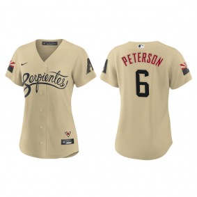 Women's Arizona Diamondbacks Jace Peterson Gold City Connect Replica Jersey