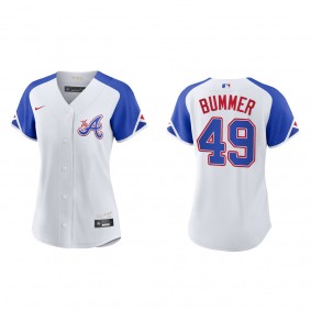 Women's Atlanta Braves Aaron Bummer White City Connect Replica Jersey