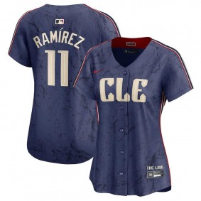 Women's Cleveland Guardians Jose Ramirez Navy 2024 City Connect Limited Jersey