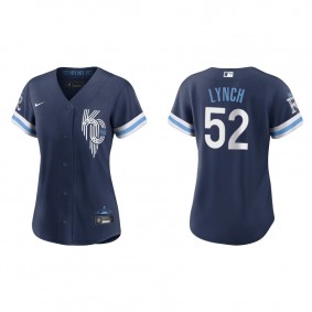 Women's Kansas City Royals Daniel Lynch Navy 2022 City Connect Replica Jersey