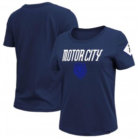 Women's Detroit Tigers New Era Navy 2024 City Connect T-Shirt