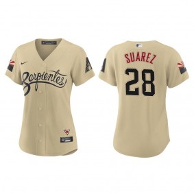 Women's Arizona Diamondbacks Eugenio Suarez Gold City Connect Replica Jersey