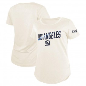 Women's Los Angeles Dodgers Cream 2024 City Connect T-Shirt