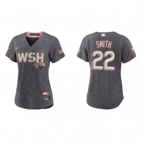 Women's Dominic Smith Washington Nationals Gray City Connect Replica Jersey