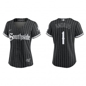 Women's Elvis Andrus Chicago White Sox Black City Connect Replica Jersey