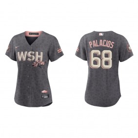 Women's Washington Nationals Josh Palacios Gray 2022 City Connect Replica Jersey