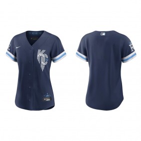 Women's Kansas City Royals Navy 2022 City Connect Replica Jersey