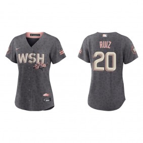 Women's Keibert Ruiz Washington Nationals Gray City Connect Replica Jersey