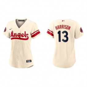 Women's Los Angeles Angels Monte Harrison Cream 2022 City Connect Replica Jersey