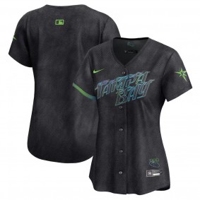 Women's Tampa Bay Rays Charcoal 2024 City Connect Limited Jersey