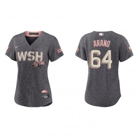 Women's Victor Arano Washington Nationals Gray City Connect Replica Jersey