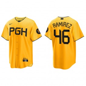 Yohan Ramirez Pittsburgh Pirates Gold 2023 City Connect Replica Jersey