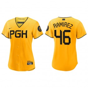 Yohan Ramirez Women Pittsburgh Pirates Gold 2023 City Connect Replica Jersey