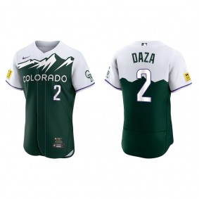 Yonathan Daza Colorado Rockies Green 2022 City Connect Authentic Jersey