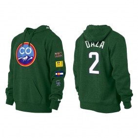 Yonathan Daza Colorado Rockies Green 2022 City Connect Pullover Hoodie