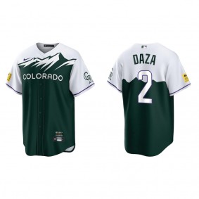 Yonathan Daza Colorado Rockies Green 2022 City Connect Replica Jersey