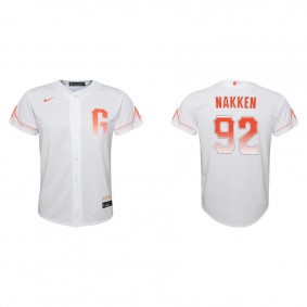 Youth San Francisco Giants Alyssa Nakken White City Connect Replica Jersey