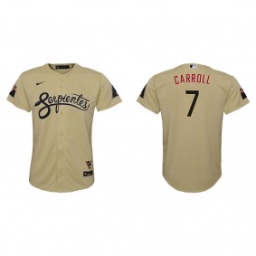 Youth Corbin Carroll Arizona Diamondbacks Gold City Connect Replica Jersey