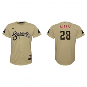 Youth Arizona Diamondbacks Eugenio Suarez Gold City Connect Replica Jersey