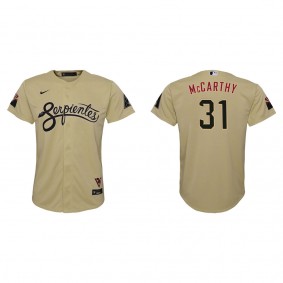 Youth Jake McCarthy Arizona Diamondbacks Gold City Connect Replica Jersey