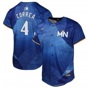 Youth Minnesota Twins Carlos Correa Royal 2024 City Connect Limited Jersey