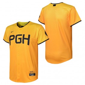 Youth Pittsburgh Pirates Gold 2023 City Connect Replica Jersey