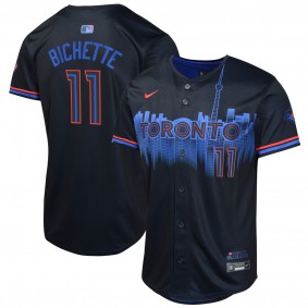 Youth Toronto Blue Jays Bo Bichette Navy 2024 City Connect Limited Player Jersey